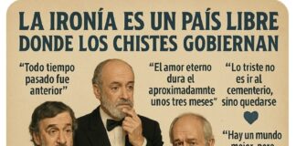 La ironía es un país libre donde los chistes gobiernan