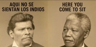 Aquí no se sientan los indios