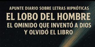 El lobo del hombre: el ominido que inventó a Dios y olvidó el libro.
