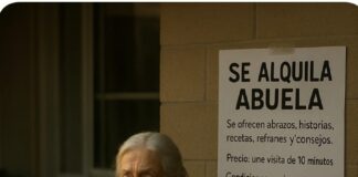 Martina, la abuela que se alquiló para no morirse de tristeza.