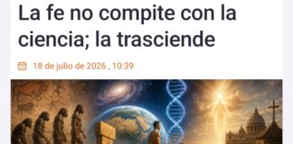 La fe no compite con la ciencia; la trasciende